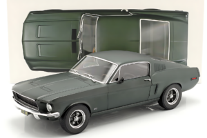 Ford Mustang Fastback Satin Green Metallic Norev 1:12 122702 Pressofusione — immagine 5 di 5