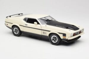 Ford Mustang Mach 1 Bianco Sun Star 1:18 3602 Pressofusione — immagine 6 di 8