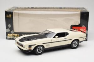 Ford Mustang Mach 1 Bianco Sun Star 1:18 3602 Pressofusione — immagine 8 di 8