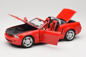 Ford Mustang S197 GT Cabriolet Rosso Beanstalk Group 1:18 FOR10016R Pressofusione — immagine 2 di 8