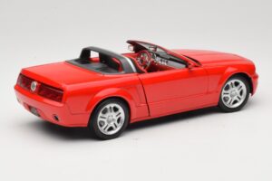 Ford Mustang S197 GT Cabriolet Rosso Beanstalk Group 1:18 FOR10016R Pressofusione — immagine 3 di 8