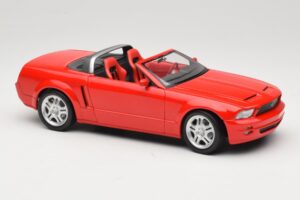 Ford Mustang S197 GT Cabriolet Rosso Beanstalk Group 1:18 FOR10016R Pressofusione — immagine 6 di 8