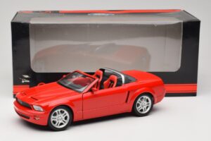 Ford Mustang S197 GT Cabriolet Rosso Beanstalk Group 1:18 FOR10016R Pressofusione — immagine 8 di 8