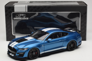 Ford Mustang Shelby GT500 S550 Atlas Blue Metallic IXO 1:18 18RDC244-FO Pressofusione — immagine 8 di 8