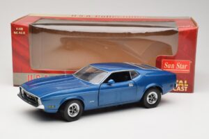 Ford Mustang SportsRoof Blu Sun Star 1:18 3612 Pressofusione — immagine 8 di 8
