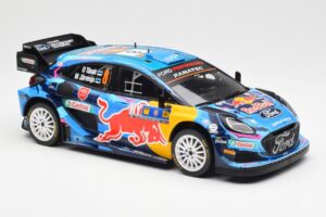Ford Puma Rally1 #8 O. Tanak / M. Jarveoja 3rd Rally Central Europe 2023 IXO 1:18 18RMC187 Pressofusione — immagine 4 di 6