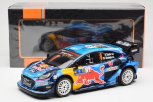 Ford Puma Rally1 #8 O. Tanak / M. Jarveoja 3rd Rally Central Europe 2023 IXO 1:18 18RMC187 Pressofusione — immagine 6 di 6