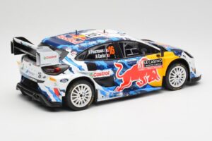 Ford Puma Rally1 WRC #16 A. Fourmaux / A. Coria Rally Monte Carlo 2024 IXO 1:18 18RMC198 Pressofusione — immagine 2 di 6