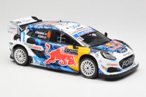 Ford Puma Rally1 WRC #16 A. Fourmaux / A. Coria Rally Monte Carlo 2024 IXO 1:18 18RMC198 Pressofusione — immagine 4 di 6