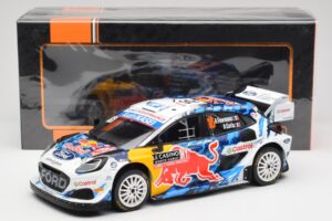 Ford Puma Rally1 WRC #16 A. Fourmaux / A. Coria Rally Monte Carlo 2024 IXO 1:18 18RMC198 Pressofusione — immagine 6 di 6