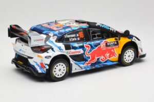 Ford Puma Rally1 WRC M-Sport #16 A. Fourmaux / A. Coria Safari Rally Kenya 2024 IXO 1:18 18RMC207 Pressofusione — immagine 2 di 6