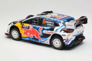 Ford Puma Rally1 WRC M-Sport #16 A. Fourmaux / A. Coria Safari Rally Kenya 2024 IXO 1:18 18RMC207 Pressofusione — immagine 5 di 6