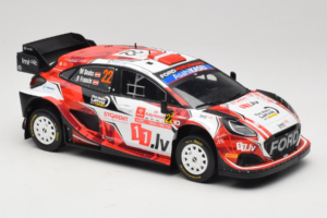 Ford Puma Rally1 WRC #22 M-Sport Ford World Rally Team M. Sesks / R. Francis Rally Poland 2024 IXO 1:18 18RMC215 Pressofusion — immagine 4 di 6