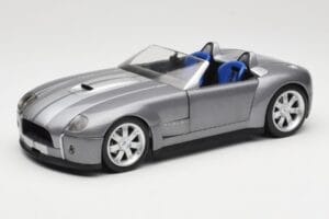Shelby Cobra Cabriolet Grey Metallic Hot Wheels 1:18 G7220 Pressofusione