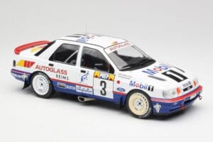 Ford Sierra RS Cosworth 4x4 #3 M. Biasion / T. Siviero Rally Monte Carlo 1992 MCG 1:18 MCG18355R Pressofusione — immagine 4 di 6