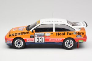 Ford Sierra RS Cosworth #33 R. Brookes RAC Rally 1989 IXO 1:18 18RMC115 Pressofusione — immagine 3 di 6
