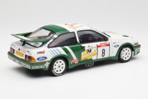Ford Sierra RS Cosworth #8 D. Auriol / B. Occelli Rally Tour de Corse 1988 AUTOart 1:18 88812 Pressofusione — immagine 3 di 8