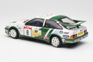 Ford Sierra RS Cosworth #8 D. Auriol / B. Occelli Rally Tour de Corse 1988 AUTOart 1:18 88812 Pressofusione — immagine 7 di 8