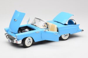 Ford Thunderbird Cabriolet Blu Road Signature 1:18 92358 Pressofusione — immagine 2 di 8