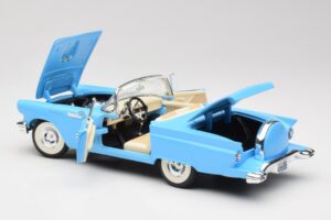 Ford Thunderbird Cabriolet Blu Road Signature 1:18 92358 Pressofusione — immagine 5 di 8