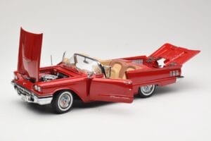 Ford Thunderbird Cabriolet Rosso Sun Star 1:18 4311 Pressofusione — immagine 2 di 8