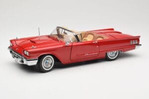 Ford Thunderbird Cabriolet Rosso Sun Star 1:18 4311 Pressofusione