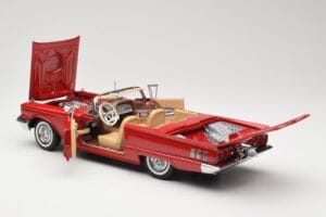 Ford Thunderbird Cabriolet Rosso Sun Star 1:18 4311 Pressofusione — immagine 5 di 8