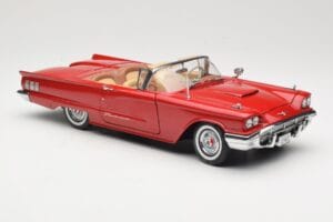 Ford Thunderbird Cabriolet Rosso Sun Star 1:18 4311 Pressofusione — immagine 6 di 8