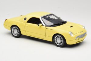 Ford Thunderbird Show Car Giallo Maisto 1:18 50336 Pressofusione — immagine 6 di 8