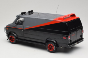 GMC Vandura A-Team Van Hot Wheels 1:18 V7439 Pressofusione — immagine 7 di 8