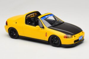 Honda Civic del Sol Spoon Phoenix Yellow Otto 1:18 OT1154 Resina — immagine 2 di 6