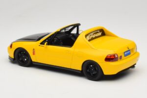 Honda Civic del Sol Spoon Phoenix Yellow Otto 1:18 OT1154 Resina — immagine 4 di 6