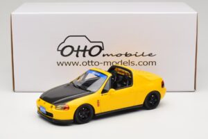 Honda Civic del Sol Spoon Phoenix Yellow Otto 1:18 OT1154 Resina — immagine 6 di 6