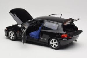 Honda Civic SiR II EG6 VTEC Nero LCD 1:18 LCD18018-BL Pressofusione — immagine 5 di 9