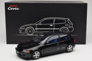 Honda Civic SiR II EG6 VTEC Nero LCD 1:18 LCD18018-BL Pressofusione — immagine 9 di 9