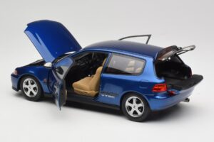 Honda Civic SiR II EG6 VTEC Blu LCD 1:18 LCD18018-BU Pressofusione — immagine 5 di 9