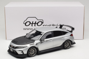 Honda Civic Type R FL5 Mugen Matte Silver Otto 1:18 OT1133 Resina — immagine 6 di 6