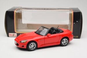 Honda S2000 AP1 Rosso Maisto 1:18 50350 Pressofusione — immagine 8 di 8