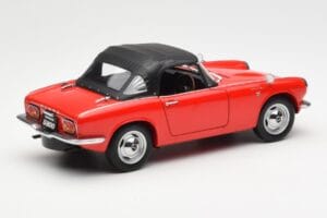 Honda S800 Roadster Rosso AUTOart 1:18 73276 Pressofusione — immagine 3 di 8