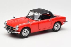 Honda S800 Roadster Rosso AUTOart 1:18 73276 Pressofusione