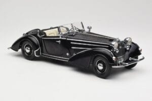 Horch 855 Roadster Nero Sun Star 1:18 2401 Pressofusione — immagine 6 di 8
