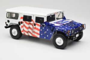 Hummer H1 AM General Gore-Lieberman Humvee America Exoto 1:18 01807 Pressofusione — immagine 6 di 8