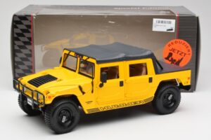 Hummer H1 Soft Top Giallo Maisto 1:18 56041 Pressofusione — immagine 8 di 8