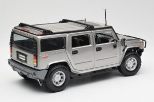 Hummer H2 Argento Maisto 1:18 7449569 Pressofusione — immagine 3 di 8