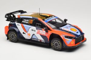 Hyundai i20 N Rally1 #11 Hyundai Shell Mobis WRT T. Neuville / M. Wydaeghe Rally Poland 2024 IXO 1:18 18RMC214 Pressofusione — immagine 3 di 6