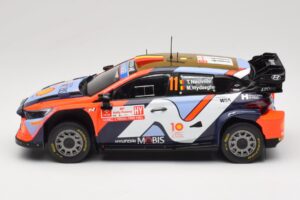 Hyundai i20 N Rally1 #11 Hyundai Shell Mobis WRT T. Neuville / M. Wydaeghe Rally Poland 2024 IXO 1:18 18RMC214 Pressofusione — immagine 5 di 6