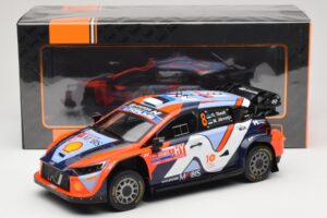 Hyundai i20 N Rally1 #8 Hyundai Shell Mobis WRT O. Tanak / M. Jarveoja Rally Chile 2024 IXO 1:18 18RMC223 Pressofusione — immagine 6 di 6
