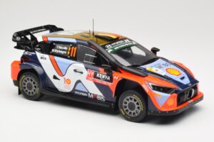 Hyundai i20 N Rally1 WRC Hybrid #11 T. Neuville / M. Wydaeghe Safari Rally Kenya 2024 IXO 1:18 18RMC208 Pressofusione — immagine 4 di 6