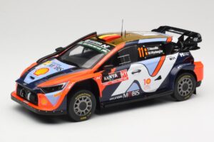 Hyundai i20 N Rally1 WRC Hybrid #11 T. Neuville / M. Wydaeghe Safari Rally Kenya 2024 IXO 1:18 18RMC208 Pressofusione