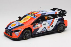 Hyundai i20 N Rally1 #11 T. Neuville / M. Wydaeghe Rally Japan WRC World Champion 2024 IXO 1:18 18RMC228 Pressofusione